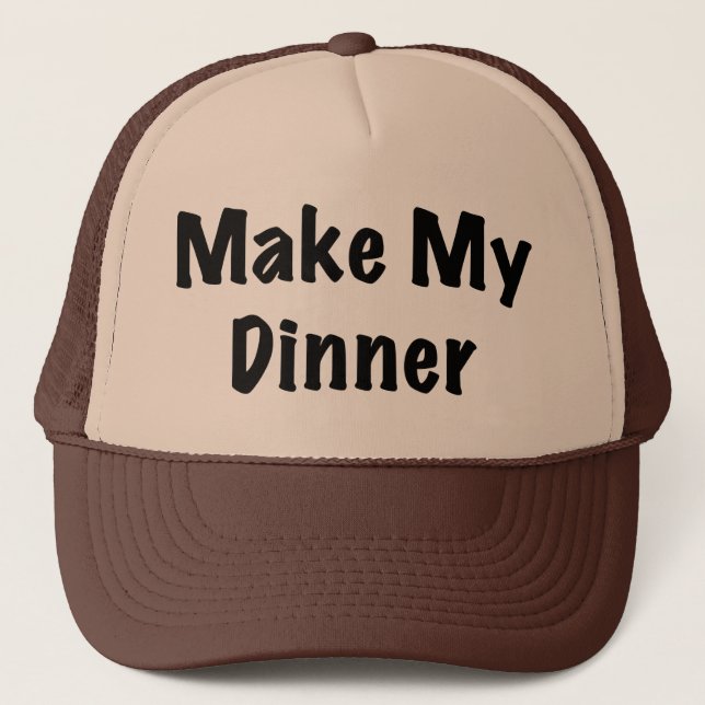 Dinner Trucker Hat (Front)