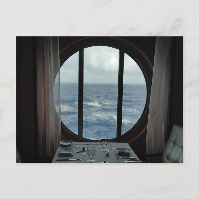 Dinner with an Ocean View Postcard (Front)