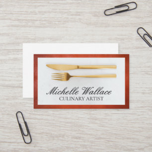 Dinnerware   Culinary Business Card