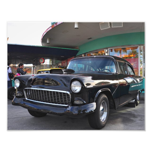 Dinning in the 50's at Mel's Diner Photo Print (Front)