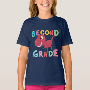 Dino 2nd GRADE Squad teacher student school T-Shirt