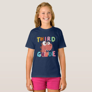 Dino 3rd GRADE Squad teacher student shcool T-Shirt