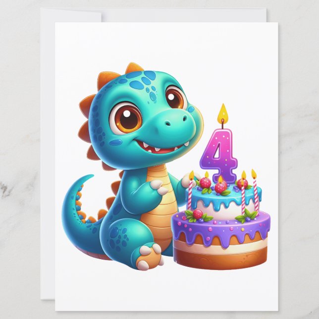 Dino 4th Birthday (Front)