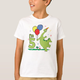 Dino 5th  Birthday T-Shirt