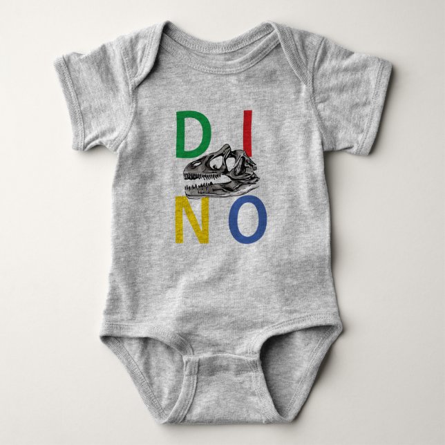 DINO - Baby Jersey Bodysuit (Front)