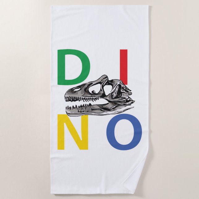 DINO - Beach Towel (Front)