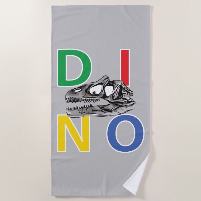 DINO - Beach Towel (Front)