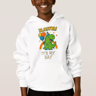 Dino Birthday Hoodie – It’s My Day