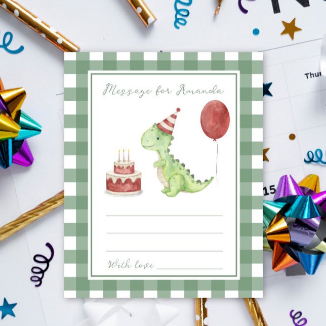 Dino birthday time capsule message (Creator Uploaded)