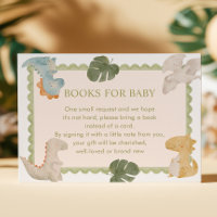 Dino Boy Baby Shower Books for Baby