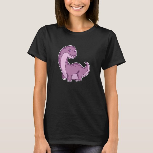 Dino Brontosaurus Dinosaur T-Shirt (Front)