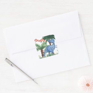 Dino Buddies I Square Sticker