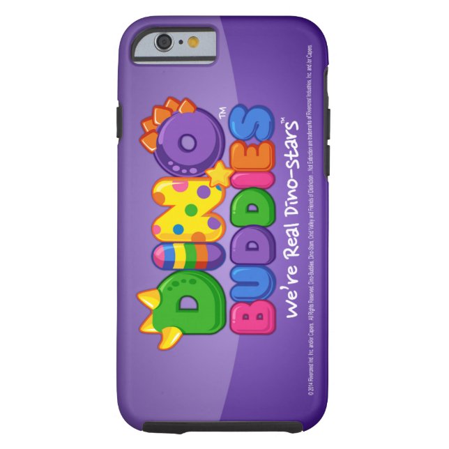 DINO-BUDDIES™ - Purple Haze Logo - iPhone 6 Case. Case-Mate iPhone Case (Back)