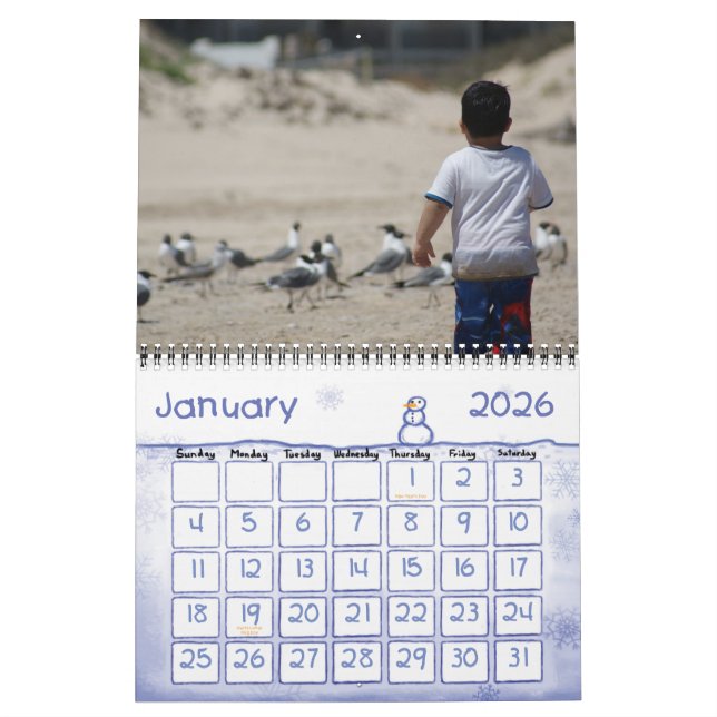 Dino-Calender Calendar (Jan 2026)