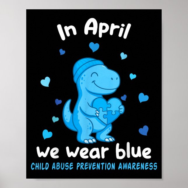Dino Child Prevention Awareness Poster (Front)