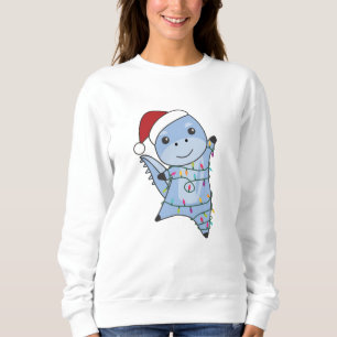 Dino Christmas Dinos Winter Animals Sweatshirt