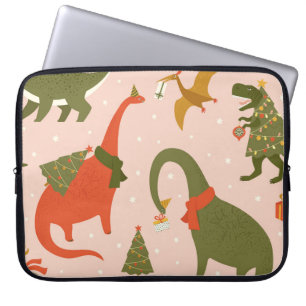 Dino Christmas Party: Tree Rex Laptop Sleeve
