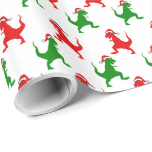 Dino Christmas Wrapping Paper