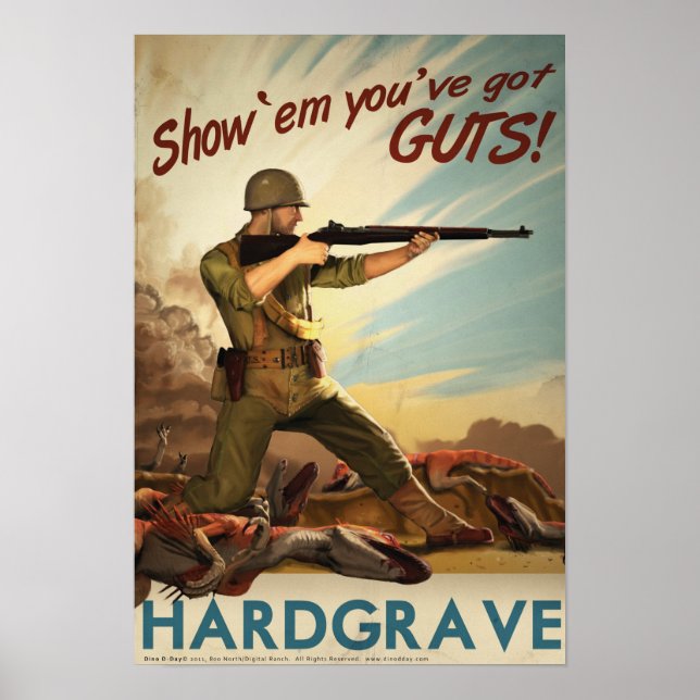 Dino D-Day: Hardgrave Poster (Front)