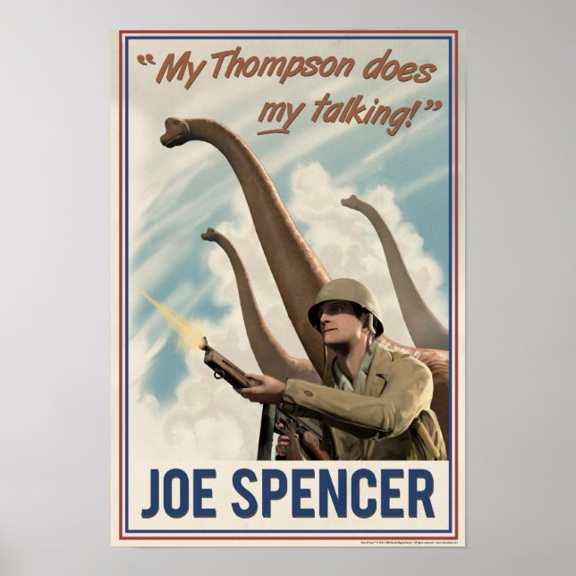 Dino D-Day: Joe Spencer Poster (Front)