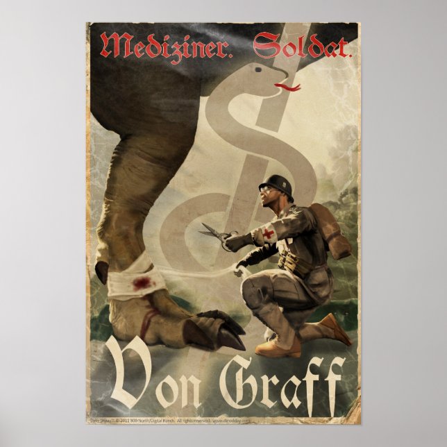 Dino D-Day: Von Graff Poster (Front)