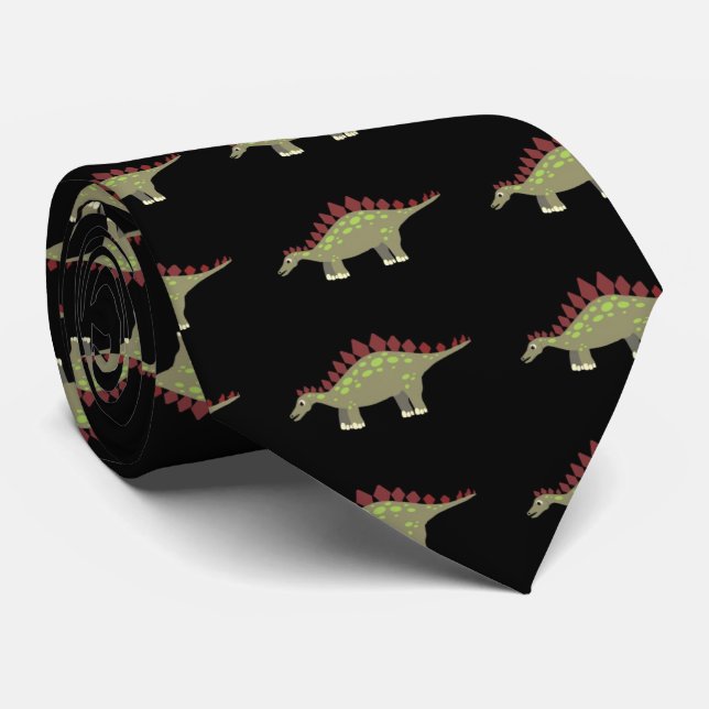 dino dad tie (Rolled)