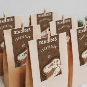 Dino Dig Dinosaur Excavation Kit Favour Cards