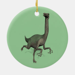 Dino Dinosaur Gallimimus Ceramic Tree Decoration