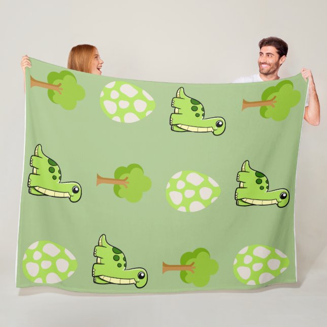 Dino Discovery Day  Fleece Blanket (In Situ)