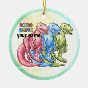 Dino Dudes Dinosaurs  ornament