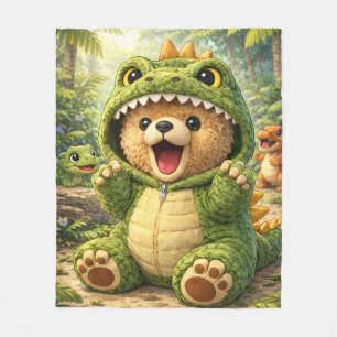Dino Dylan Fleece Blanket