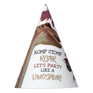 Dino Eggs, Children's Dinosaur Birthday Party Party Hat