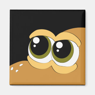 dino face fridge magnet