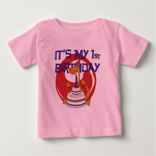 Dino First Birthday Tshirts and Gifts