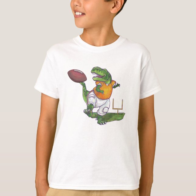 Dino Football Player T-Shirt (Front)