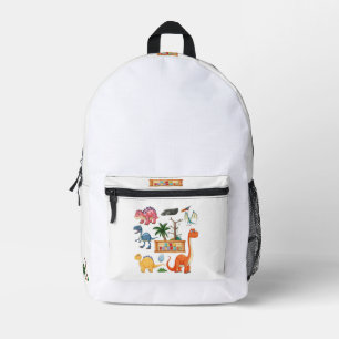 Dino Friends Backpack Print Cut Sew Bag