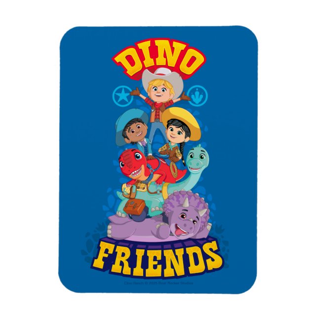 Dino Friends | Dino Ranch Magnet (Vertical)