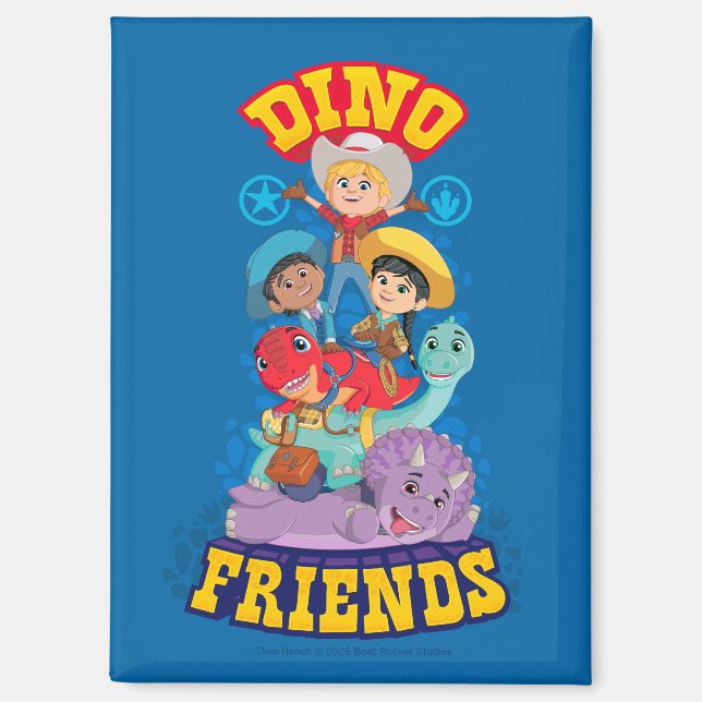 Dino Friends | Dino Ranch Magnet (Front)
