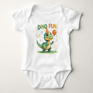 Dino Fun Baby Outfit Baby Bodysuit