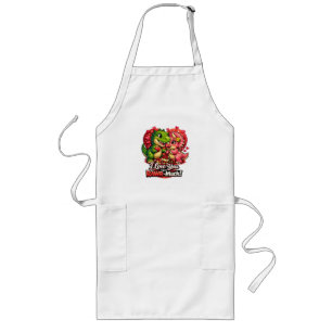 Dino Hearts Rawr Much Valentine,Couple Anniversary Long Apron