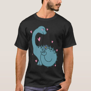 Dino is in Love Dinosaur Reptile T-Shirt