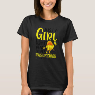 Dino Just A Girl Who Really Loves Parasaurolophuse T-Shirt