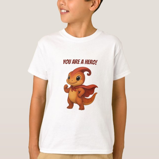 Dino Kammli Superhero „You are a Hero“ T‑Shirt T-Shirt (Front)