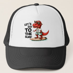 Dino let's go to the surf trucker hat