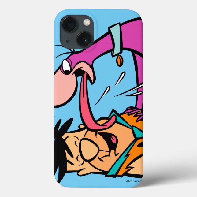 Dino Licking Fred Flintstone Case-Mate iPhone Case (Back)