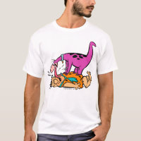 Dino Licking Fred Flintstone