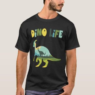 Dino life wild wilderness in the forest with dinos T-Shirt