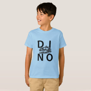 DINO - Light Blue Kids' Hanes TAGLESS® T-Shirt