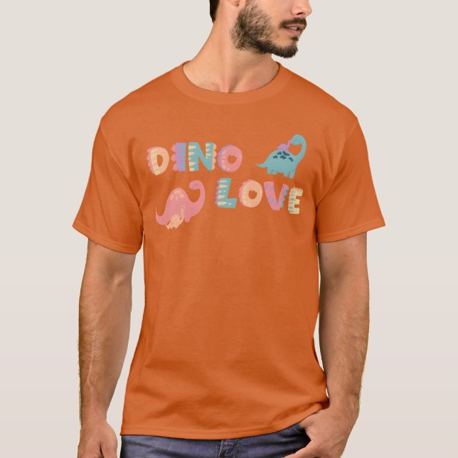 Dino Love gift T-Shirt (Front)