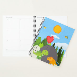 Dino Love in the Forest Planner